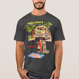 Camiseta Linhas de Barramento Antigas do Caminho de Ferro