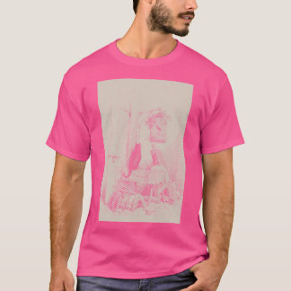 Camiseta Linhas de Diagonal de Gato e de Baiolas
