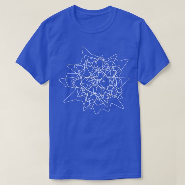 Camiseta linhas distorcidas design 1 (Frente do Design)