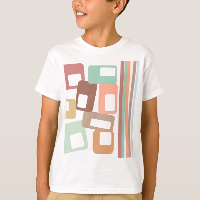 Camiseta Linhas e Retângulos (Frente)