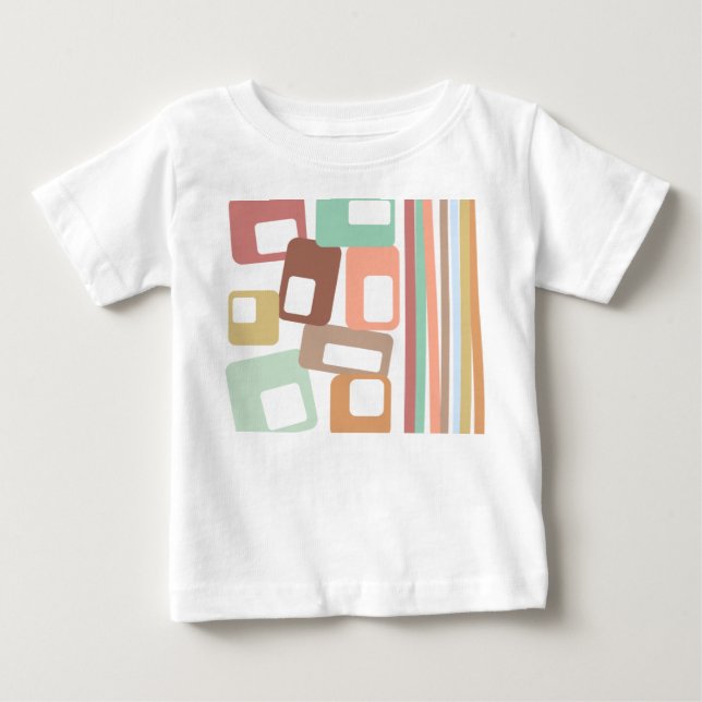 Camiseta Linhas e Retângulos (Frente)