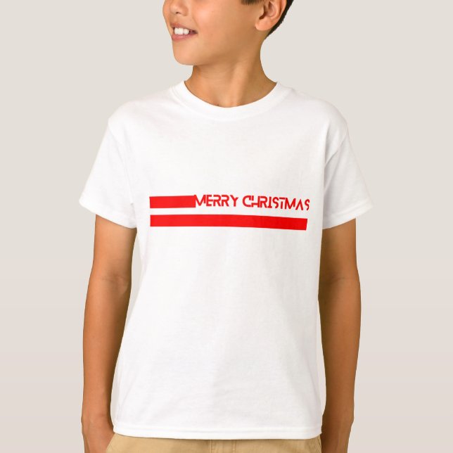 CAMISETA LINHAS FELIZ NATAL (Frente)