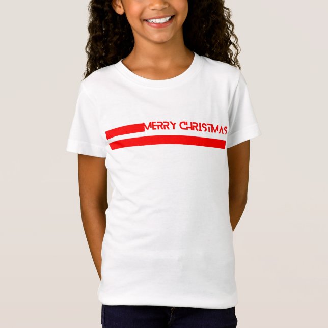 CAMISETA LINHAS FELIZ NATAL (Frente)