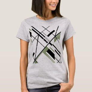 Camiseta Linhas Geométricas MCM de Linhas Cruzadas de Azeit