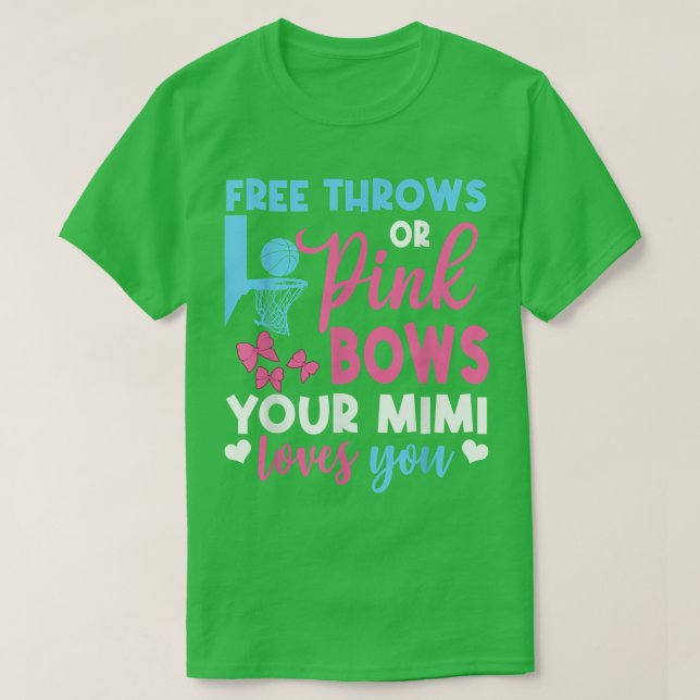 Camiseta Linhas Grátis Ou Arcos Rosa Mimi Te Ama Rotação De (Frente do Design)