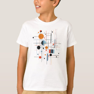 Camiseta Linhas Modernas Minimalistas Geométricas Abstratas