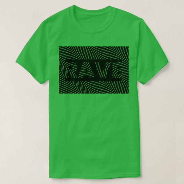 Camiseta linhas rave design 1 (Frente do Design)