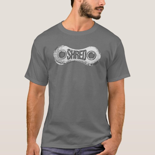 Camiseta Link de cadeia de bicicletas compartilhada (Frente)