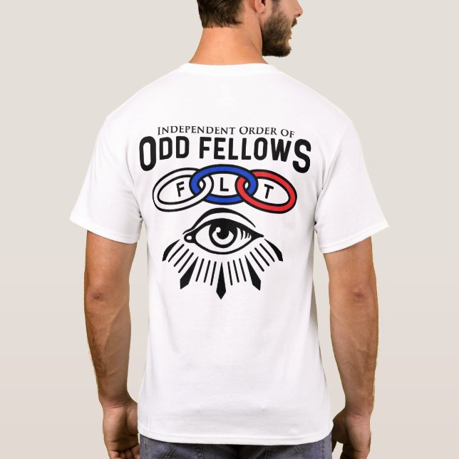 Camiseta Links e olhos de bolseiros ímpares (Verso)