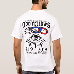 Camiseta Links Odd Fellows e Aniversário do 200º Ano