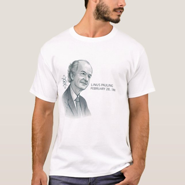 Camiseta Linus Pauling (Frente)