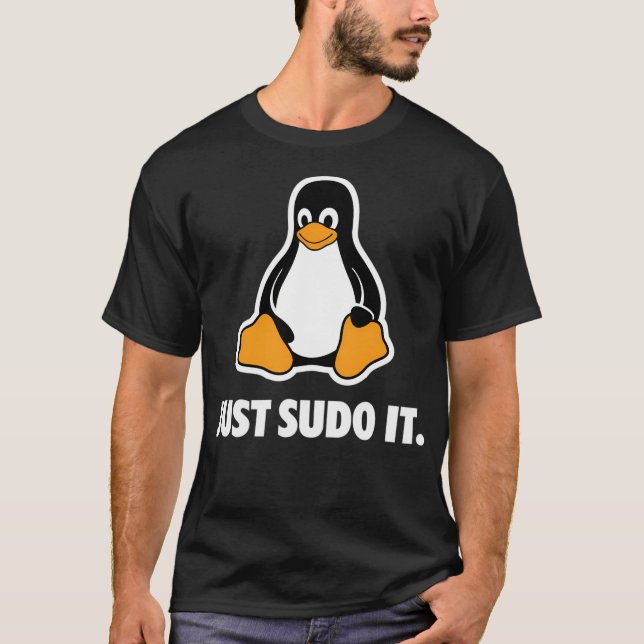 Camiseta Linux Apenas Sudo (Frente)
