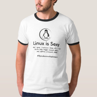 Camiseta Linux é "sexy"