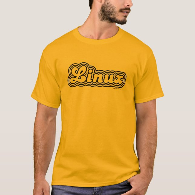 Camiseta Linux retro (Frente)