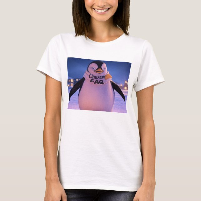 Camiseta Linuxeros FAQ (Frente)