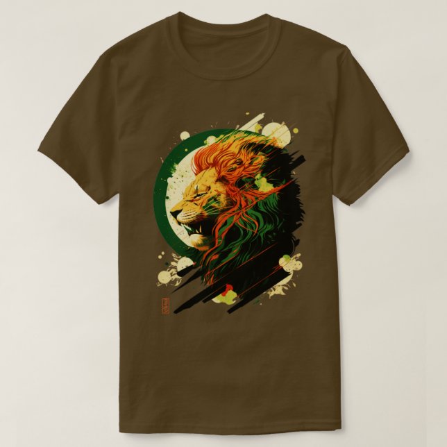 Camiseta lion 1 (Frente do Design)