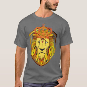 Camiseta Lion Animal da Cultura Africana