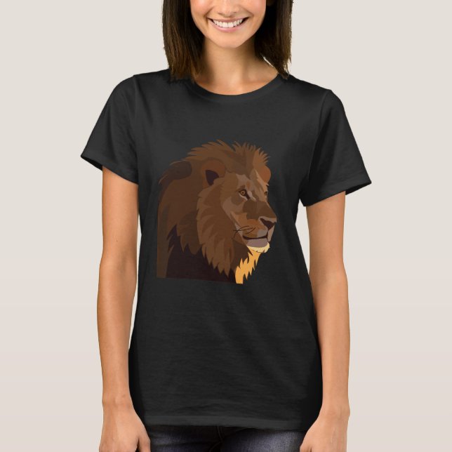Camiseta Lion Animal Willife Lion (Frente)