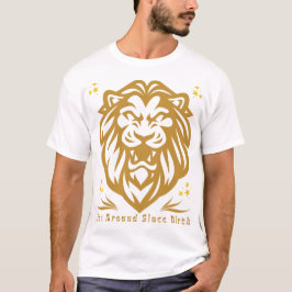 Camiseta Lion Around Since Birth : Funny Lazy Lion Design