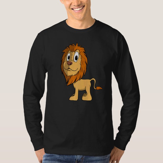 Camiseta Lion Big Cat Zoo Wilderness Safari 2 (Frente)