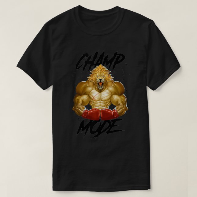 Camiseta Lion Boing Mode Mma Martis Artes Marciais Luta Con (Frente do Design)