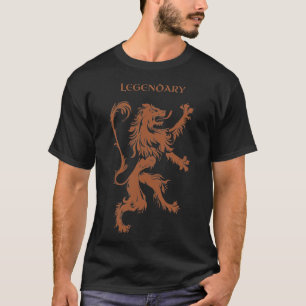 Camiseta Lion Casaco de armas lendário