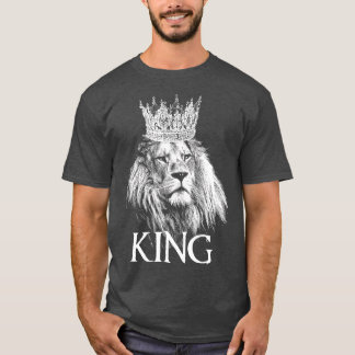 Camiseta Lion Crown King Royalty Wildlife Big Cat Lover Shi
