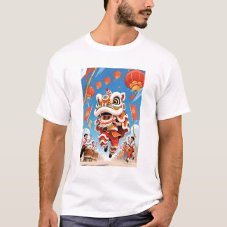Camiseta Lion Dance Men White 