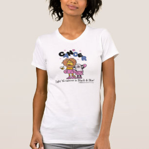 Camiseta Lion e Lamb Boxers - Faça Cancer preto e azul