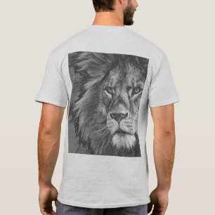 Camiseta Lion Face Modelo Pop de Arte Moderna