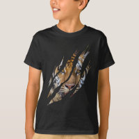 Lion Face Tiger Safari Claw Torn