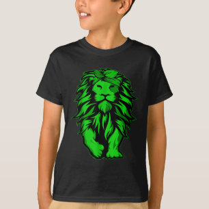 Camiseta Lion Green Bandana Mental Health Awarding Survivo