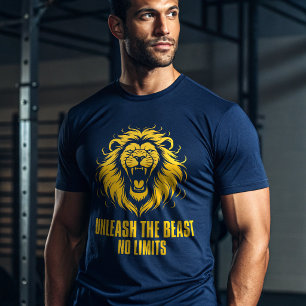 Camiseta Lion Gym Unleash The Beast – Savage Alpha