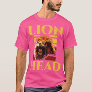Camiseta Lion Head Safari Wildlife Animal Zookeeper Premium