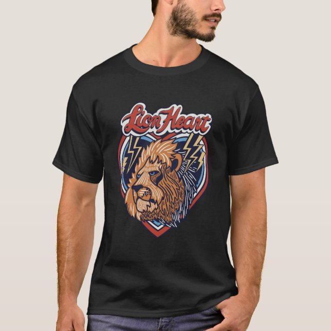 Camiseta Lion Heart (Frente)