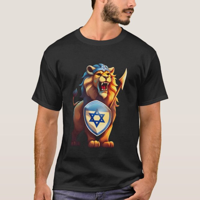 Camiseta Lion Israel Viking (Frente)
