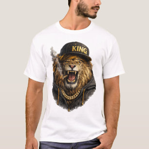 Camiseta Lion King Streetwear – Estilo Urbano Ousa