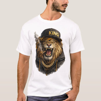Camiseta Lion King Streetwear – Estilo Urbano Ousa