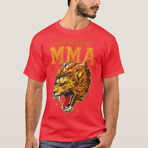 Camiseta Lion Mied Martial Arts Mma Motivation Beast Fight