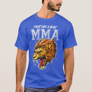 Camiseta Lion Mied Martirizic Arts Mma Beast Fight Cote Mot