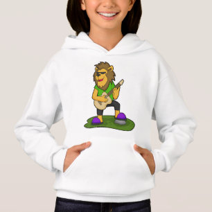 Camiseta Lion Musical Guitar Music
