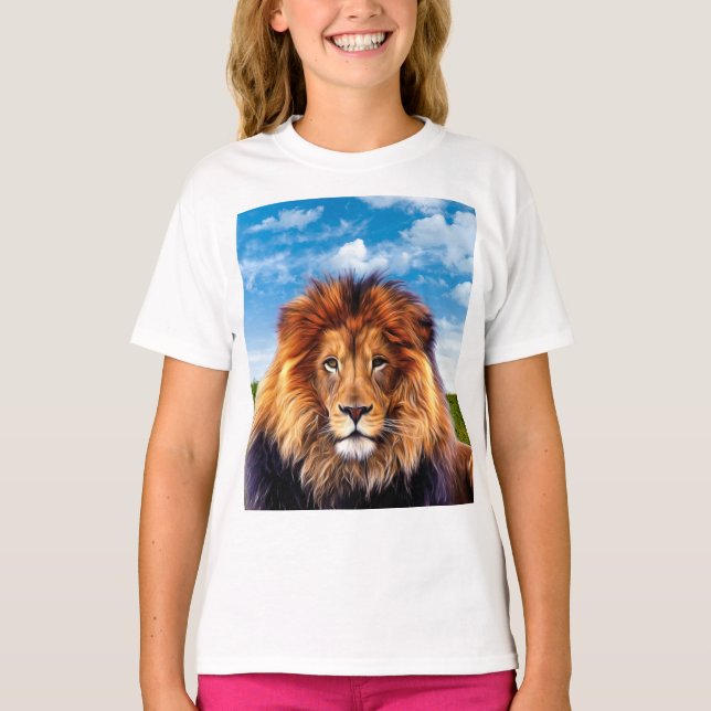 Camiseta Lion O Rei da Floresta (Frente)