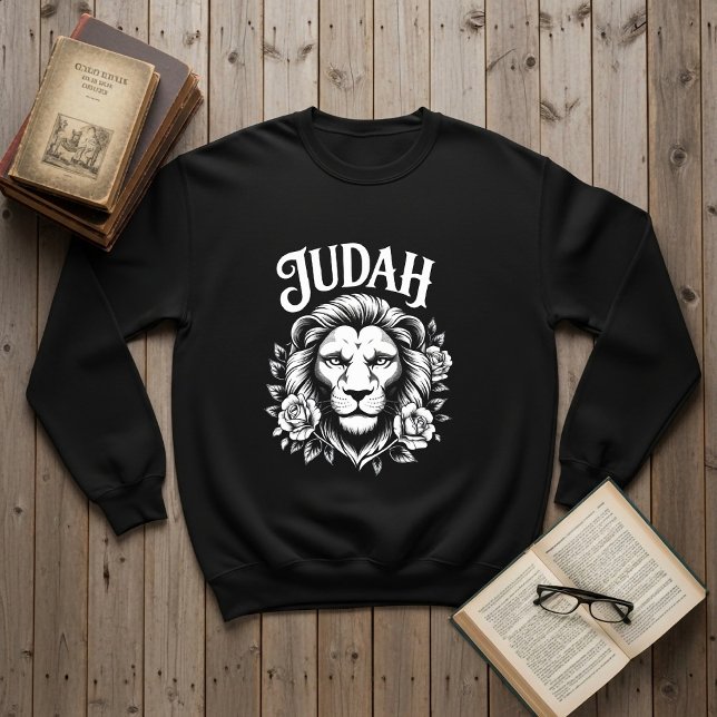 Camiseta Lion of Judah, Christian faith sweatshirt  (Criador carregado)