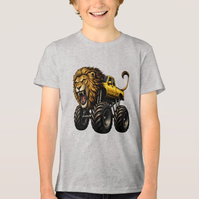 Camiseta Lion Off Road Monster Truck (Frente)