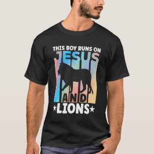 Camiseta Lion Outfit for Lion Lovers Roupa for Boys