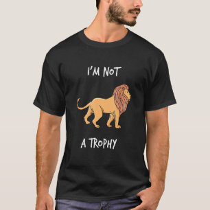Camiseta Lion Protection I Love Animal Poaching Africa