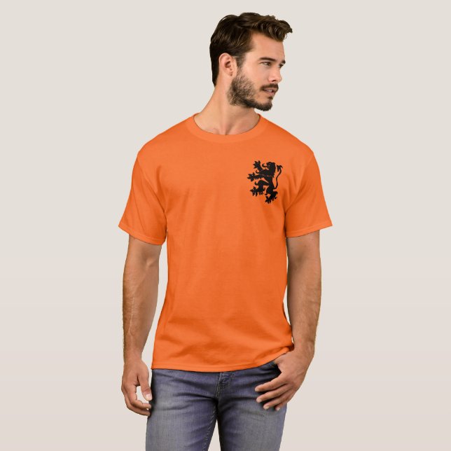 Camiseta Lion Rampant. Netherlands. (Frente Completa)