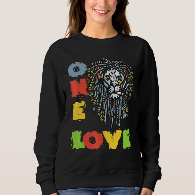 Camiseta Lion Rasta Colors Reggae Dreadlocks Rastafarian Ra (Frente)