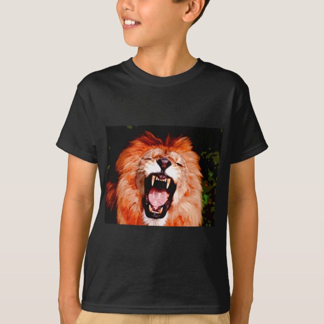 Camiseta Lion Roaring (Frente)