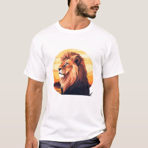 Camiseta Lion Safari Animal Beauty Nature Wildlife Ecologia